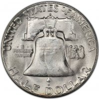 1952-S Franklin Silver Half Dollar Coin - Choice BU