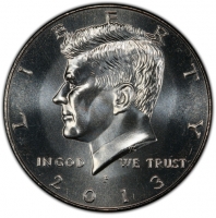 2013 Kennedy Half Dollar Coin - Choice BU