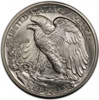 1939 Walking Liberty Silver Half Dollar Coin - BU
