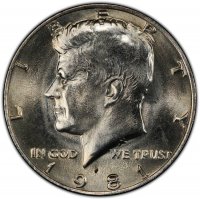 1981 Kennedy Half Dollar Coin - Choice BU