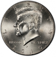 2010 Kennedy Half Dollar Coin - Choice BU