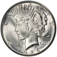 1926 Peace Silver Dollar Coin - Brilliant Uncirculated (BU)