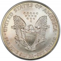 1996 1 oz American Silver Eagle Coin - Avg. BU