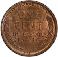1909-VDB Lincoln Wheat Cent Coin - BU (Brown)