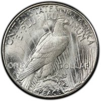 1925-S Peace Silver Dollar Coin - Brilliant Uncirculated (BU)