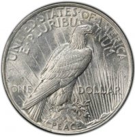 Peace Silver Dollar Coins - Random Date - AU/BU