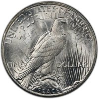 1922-S Peace Silver Dollar Coin - Brilliant Uncirculated (BU)