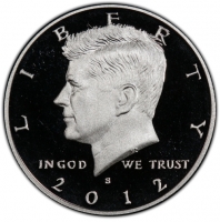 2012-S 90% Silver Kennedy Proof Half Dollar Coin - Choice PF