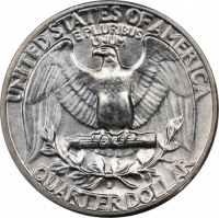 1939-S Washington Silver Quarter Coin - Choice BU