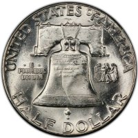 1958 Franklin Silver Half Dollar Coin - Choice BU