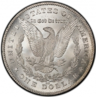 1880-CC Reverse of 78 Morgan Silver Dollar Coin - in GSA Holder - BU
