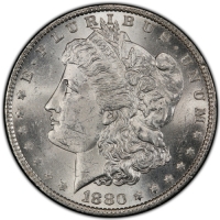 1880-O Morgan Silver Dollar Coin - BU