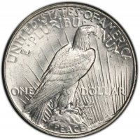 1935 Peace Silver Dollar Coin - Brilliant Uncirculated (BU)