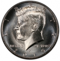 2019 Kennedy Half Dollar Coin - Choice BU