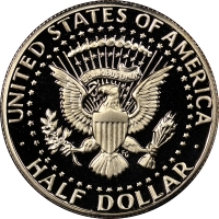 1979-S Kennedy Proof Half Dollar Coin - Type 2 - Choice PF