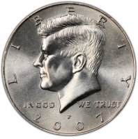 2007 Kennedy Half Dollar Coin - Choice BU