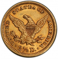 $2.50 Liberty Head Quarter Eagle Gold Coins - Random Dates - AU