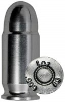1 oz Silver Bullet - .45 Caliber ACP Design