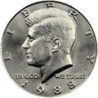 1988 Kennedy Half Dollar Coin - Choice BU