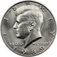 1989 Kennedy Half Dollar Coin - Choice BU