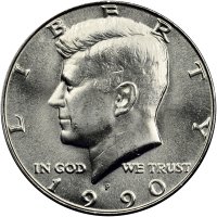 1990 Kennedy Half Dollar Coin - Choice BU
