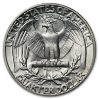 1949-D Washington Silver Quarter Coin - Choice BU
