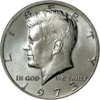 1973 Kennedy Half Dollar Coin - Choice BU