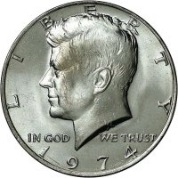 1974 Kennedy Half Dollar Coin - Choice BU