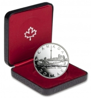 1984 Canadian Toronto 150th Anniversary Proof Silver Dollar - Gem Proof w/ Box