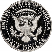 1981-S Kennedy Proof Half Dollar Coin - Type 2 - Choice PF