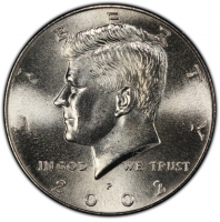 2002 Kennedy Half Dollar Coin - Choice BU