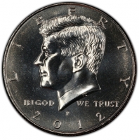 2012 Kennedy Half Dollar Coin - Choice BU