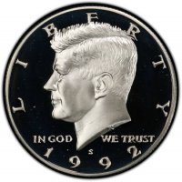 1992-S Kennedy Proof Half Dollar Coin - Choice PF
