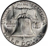1963 Franklin Silver Half Dollar Coin - Choice BU