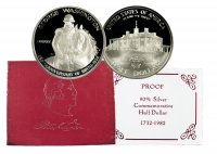 1982 Washington Commemorative Silver Half Dollar Coin (Proof)