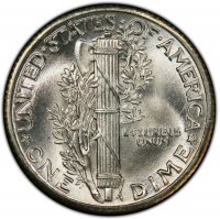 1934 Mercury Silver Dime Coin - Choice BU