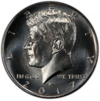 2017 Kennedy Half Dollar Coin - Choice BU