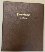 Dansco Album 7176 Eisenhower Dollars 1971-1978 - Lightly Used