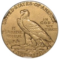 $5.00 Indian Half Eagle Gold Coins - Random Dates - XF/AU