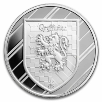 Harry Potter 1 oz Silver Houses : Gryffindor - Gem BU
