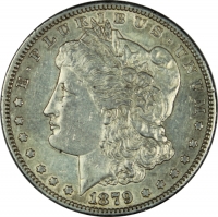 1879-S Morgan Silver Dollar Coin - Extremely Fine / About Uncirculated