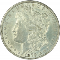 1879 Morgan Silver Dollar Coin - About Uncirculated
