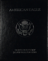 1999-P American Proof Silver Eagle Box & COA (NO Coin)