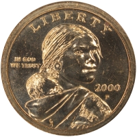 2000-P Sacagawea Golden Dollar Coin - Proof Like - Choice BU