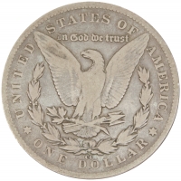 1890-CC Morgan Silver Dollar Coin - Very Good Condition
