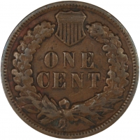 1909 Indian Head Cent Coin - Fine to Very Fine