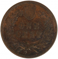 1907 Indian Head Cent Coin - About Uncirculated