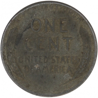 1943-S Lincoln Steel Cent Coin - Cud Mint Error Coin - Extremely Fine to About Uncirculated