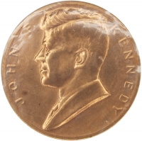 John F Kennedy U.S. Mint Presidential Inauguration Bronze Medal - 1961 - Mint Sealed Plastic