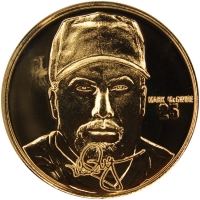 Limited Edition Mark McGwire Highland Mint 24kt Gold Overlay Coin - 400 Home Runs - #1320